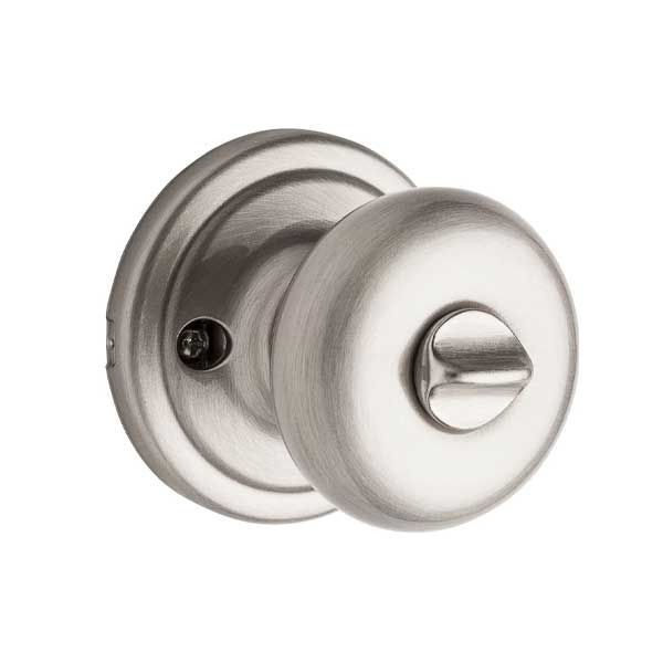 Kwikset - 740H - Hancock Knob  - Round Rose - Entrance - 15 - Satin Nickel - SmartKey Technology - Grade 2 - UHS Hardware