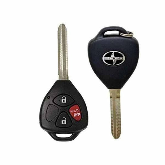 2007-2013 Scion Toyota / 3-Button Remote Head Key / PN:  R-89070-52850 / MOZB41TG (4D 67 Chip) (OEM) - UHS Hardware