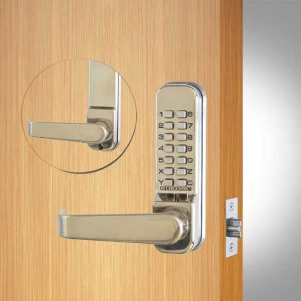 Code Locks - CL410 - Mechanical Lock - Medium Duty - 2 3/4" Tubular Latch Bolt - Stainless Steel - UHS Hardware