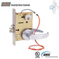 SDC - Z7850LQG - Solenoid Controlled Mortise Lock - Fail Safe - Galaxy Rose - Optional Handing - 12/24VDC - Satin Chrome - Fire Rated - Grade 1 - UHS Hardware