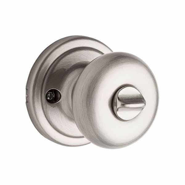 Kwikset - 740H - Hancock Knob - Keyed - featuring SmartKey - Round Rose - 15 - Satin Nickel - Entrance - SC1 Schlage - SmartKey Technology - Grade 2 - UHS Hardware