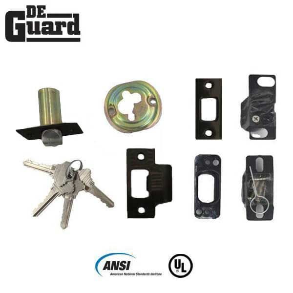 Premium Commercial Combo Lock Set w/ Knob & Deadbolt – 10B - Oil Rubbed Bronze – SC4 Keyway – Grade 2 - UHS Hardware