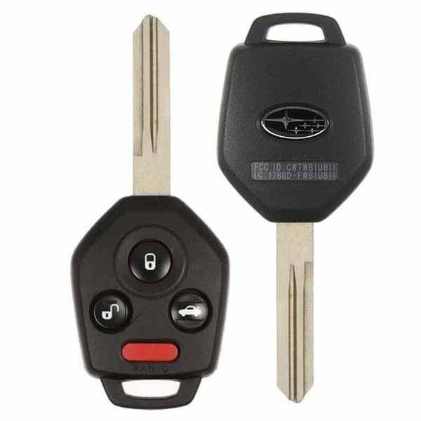 2011-2014 Subaru Tribeca / 4-Button Remote Head Key / PN: 57497-XA20A / CWTWB1U811 / 4D 62 Chip (OEM) - UHS Hardware