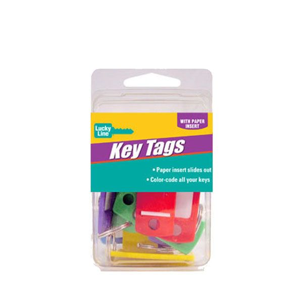 LuckyLine - 16929 - Key Tag with Ring 12 Clam Shell - UHS Hardware