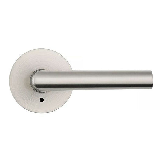 Kwikset - 9115 - Milan Privacy Lever with Round Rose - Privacy - 15 - Satin Nickel - Grade 2 - UHS Hardware