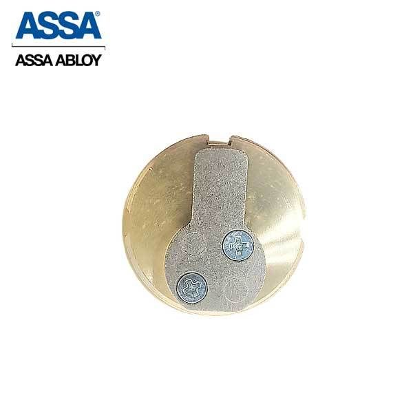 ASSA - MAX+ / Maximum + Security Mortise Cylinder - Adams Rite Cam - 1-1/2" - 605 - Bright Brass - UHS Hardware