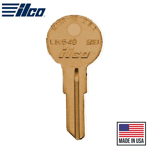 IN8-BR ILCO Key Blank - 4 Pin or Disc - ILCO - UHS Hardware