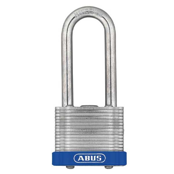 Abus - 41/40HB50 B - Ecolution Laminated Steel Padlock Blue Bumper- 1-47/64" Width w/ 2" Shackle - UHS Hardware