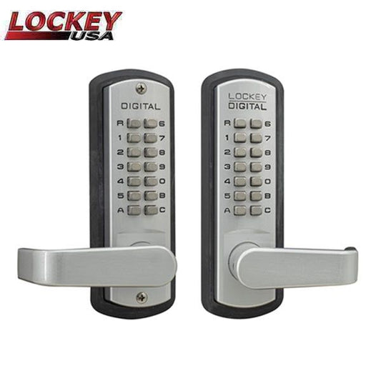 Lockey - 3835 - Mechanical Keypad - Keyless Lever Lock - Passage - Double Combination - UHS Hardware