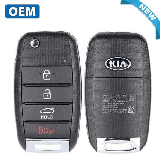 2016-2020 Kia Optima / 4-Button Flip Key  / PN:  95430-D4010 / SY5JFRGE04 (OEM) - UHS Hardware