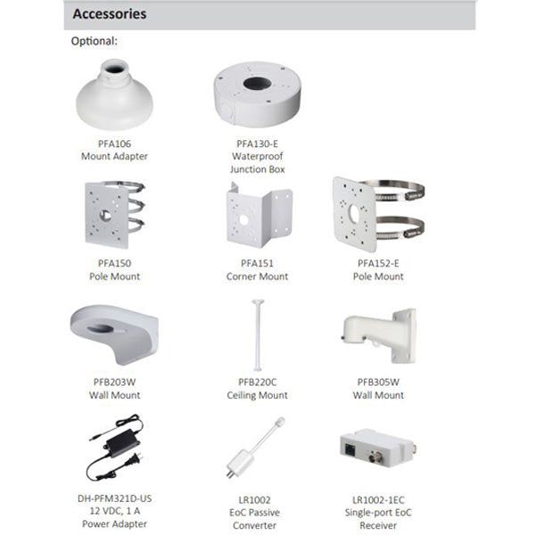 Dahua / IP / 4MP / Dome Camera / Fixed / 2.8mm Lens / Outdoor / Ultra WDR / IP67 / IK10 / Night Color 2.0 / ePoE / 5 Year Warranty / DH-N45EYN2 - UHS Hardware