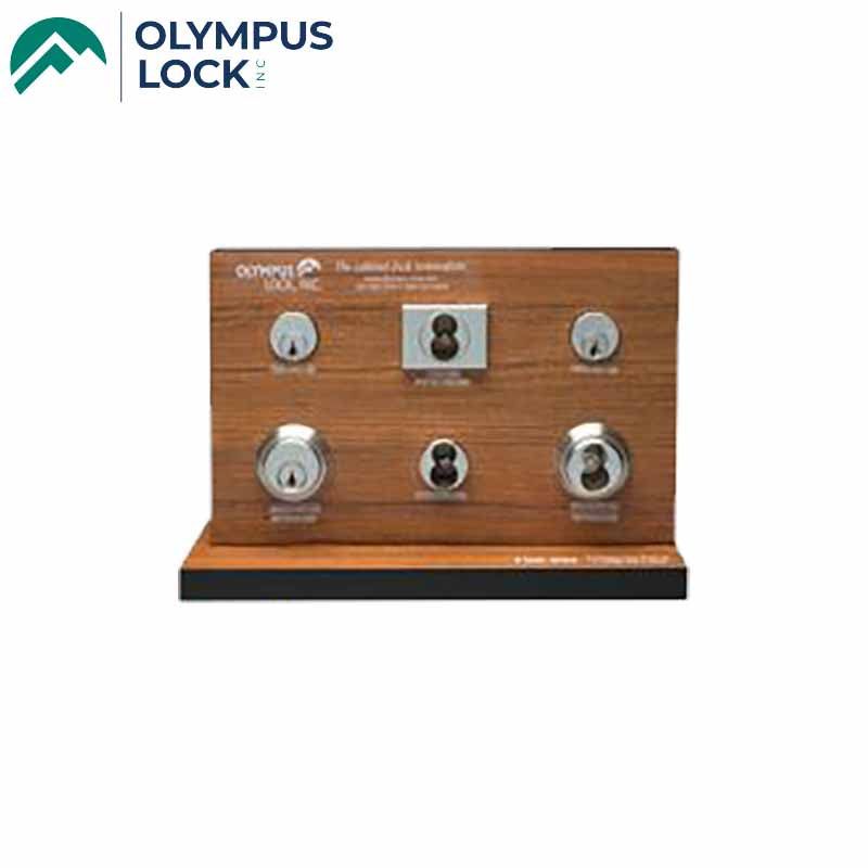 Olympus Lock - Display Board - Large Pin Locks - UHS Hardware