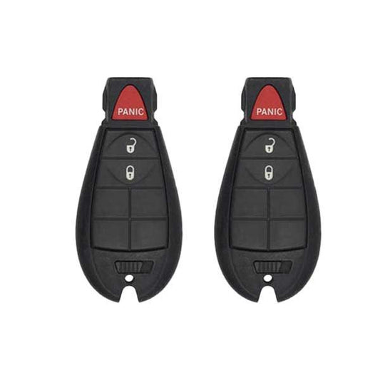 2x 2013-2019 Dodge RAM / 3-Button Fobik / GQ4-53T (AFTERMARKET) (2 For 1) - UHS Hardware