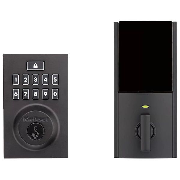 Kwikset - 913 - Smartcode Contemporary Electronic Deadbolt - 514 - Matte Black - Grade 2 - UHS Hardware