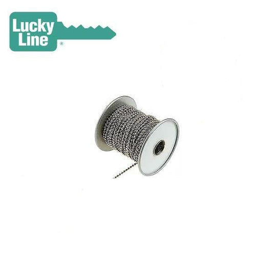 LuckyLine - 31700 - Number 6 - Ball Chain Spool Nickel Plated Steel 100 FT - UHS Hardware