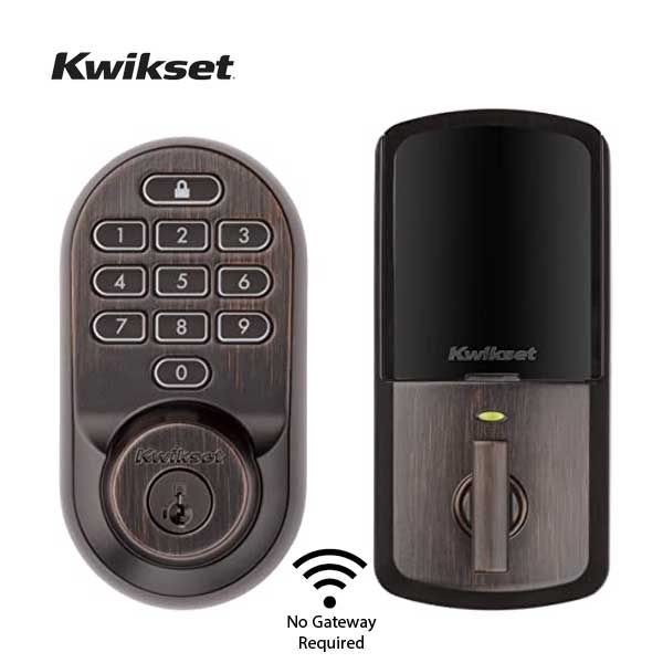 Kwikset - Halo 938 - Electronic Deadbolt - WiFi - SmartKey Technology - 11P - Venetian Bronze - UHS Hardware