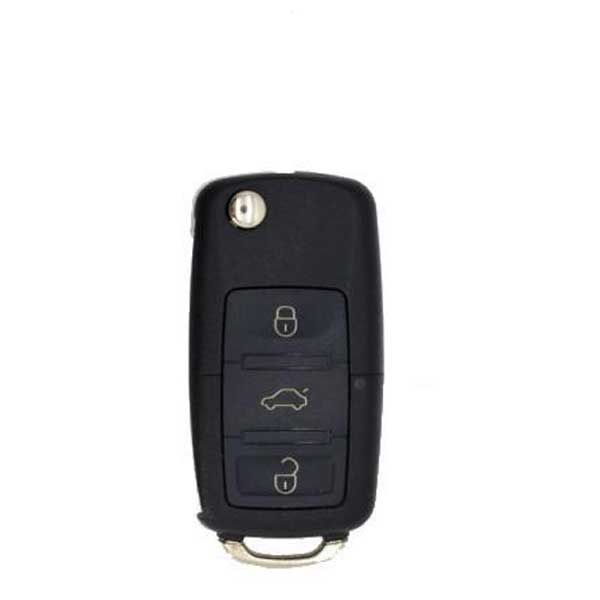 VW Volkswagen Style / 3-Button Universal Remote Key for VVDI Key Tool (Wired) - UHS Hardware