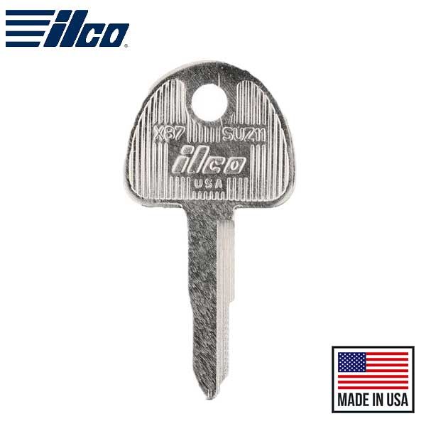 SUZ11 / X87 - Suzuki - Motorcycle / ATV Key Blank - ILCO - UHS Hardware