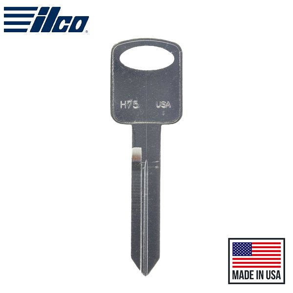 H75-NP (LR) FORD 8 CUT Key Blank - ILCO - UHS Hardware