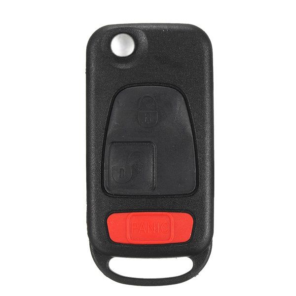 1996-2008 Mercedes SLK Chrysler Crossfire / 3-Button Flip Key / HU64 / PCF7935 44 Chip for KR55 Key Maker (RFK-MB-001) - UHS Hardware