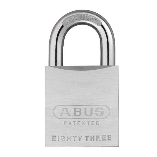 Abus - 83/50-300 - Chrome Plated  Brass Padlock - S2 - Schlage C  - 5/6 Pin - Rekeyable - 1-57/64" Width - UHS Hardware