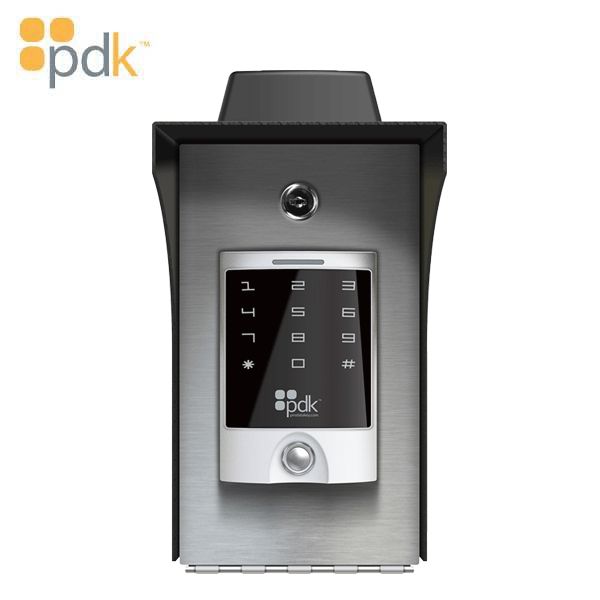 PDK - Pedestal IO - Outdoor Pedestal Mount Enclosure  - with Pre-Installed Single Gang Reader (Ethernet) - UHS Hardware