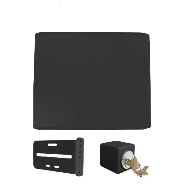 Lockey - PS50B - Standard Panic Shield Safety Kit - With Keyed Gate Box - Black - UHS Hardware