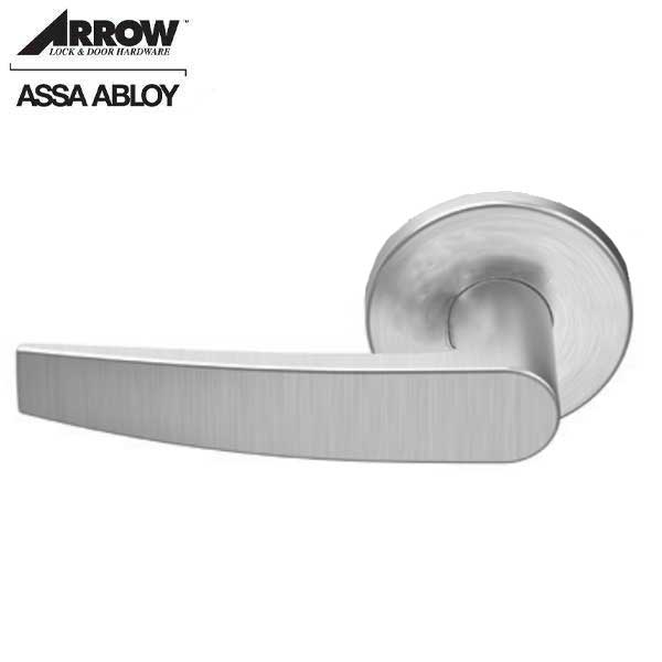 Arrow - VL4-26D - BM Series Lever Trim - V Lever - L Rose - Satin Chrome - Trim Only - Grade 1 - UHS Hardware