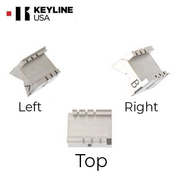 Keyline - OPZ11088BS -  "M" - Single Sided - Clamp / Jaw - for Gymkana 994 - UHS Hardware