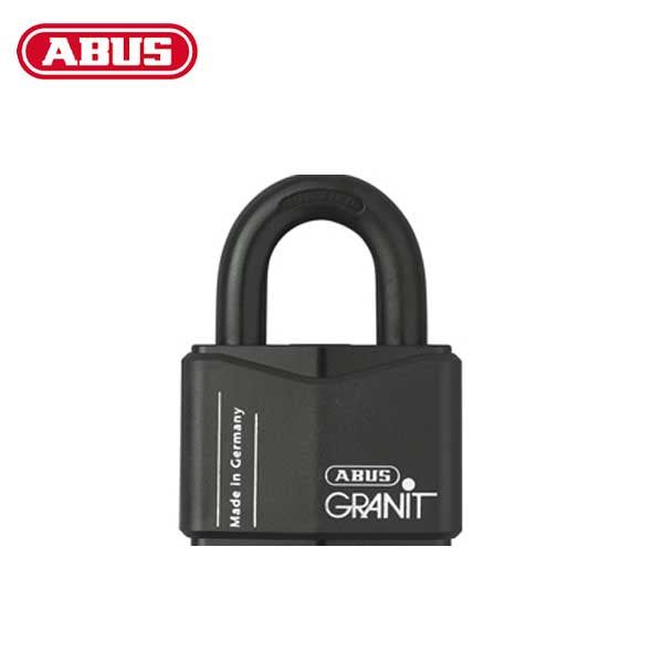 Abus -  37/70RK -  Rekeyable Granit Series Steel Padlock - Black - 3-1/32" Body Width - UHS Hardware