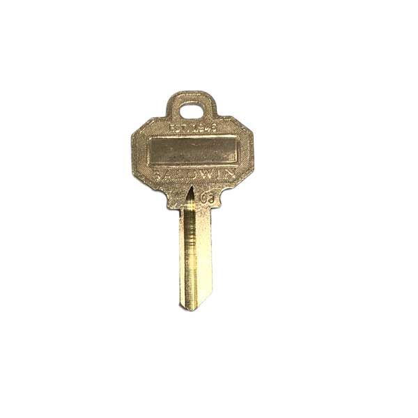 Baldwin SC1 Key - 5 Pin Blank Key for Reserve Series -  (PACK OF 10) - UHS Hardware