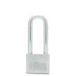 Premium - Nickel Plated Padlock - SC1 Keyway - Long Shackle 2 1/8" - Keyed Different - UHS Hardware