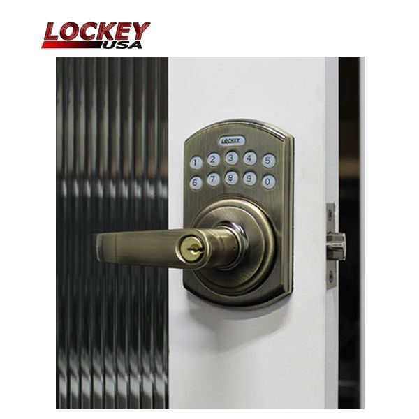 Lockey - E995 - Electronic Keypad Lever Lock w/ Remote Control - UHS Hardware