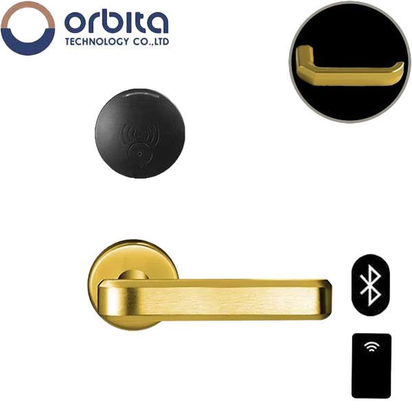 Orbita - S3079SBT - Mortise Hotel Lock - SPLIT Design - Bluetooth & RFID - Optional Lever Style - 6 VDC - Optional Finish - Grade 2 - UHS Hardware