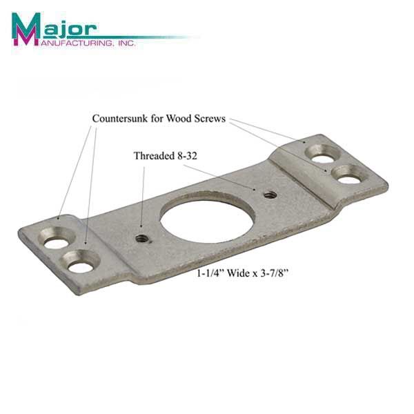 Major Mfg - LMB-10 - Lock Mounting Bracket For Tubular Latch In Wood Doors - UHS Hardware