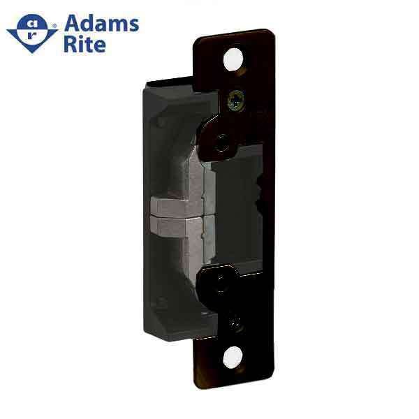 Adams Rite - 7440 - Electric Strike for Adams Rite or Deadlatches or Cylindrical Locks - 1/2" to 5/8" Latchbolt  - Black Anodized - Fail Safe/Fail Secure - 12/24 VDC - UHS Hardware