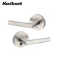 Kwikset - 9115 - Milan Privacy Lever with Round Rose - Privacy - 15 - Satin Nickel - Grade 2 - UHS Hardware