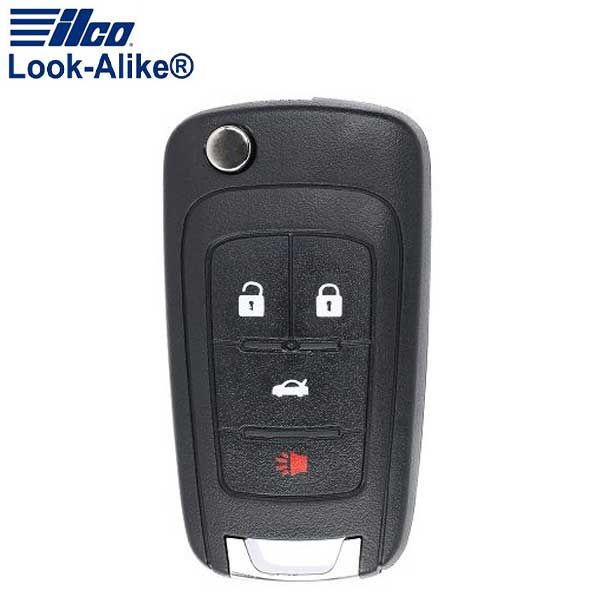 2010-2017 GM/ 4-Button Flip Key / PN: PRX-GM-4B1 / OHT05918179 (AFTERMARKET) - UHS Hardware