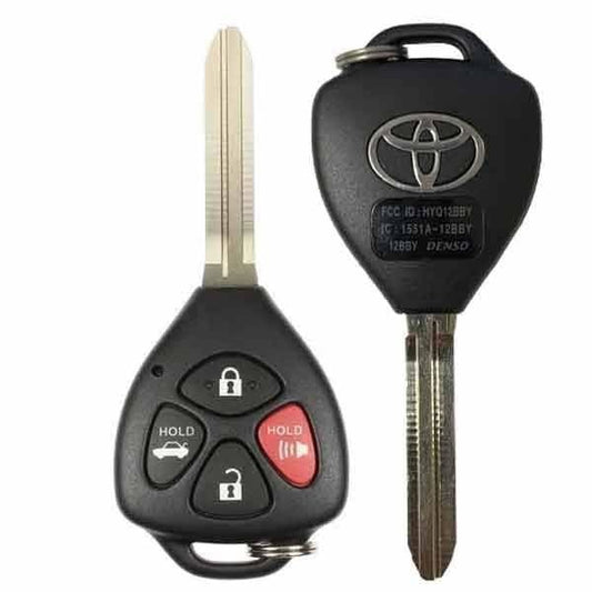 2006-2011 Toyota Camry / Corolla  / 4-Button Remote Head Key / PN: 89070-06232 /  HYQ12BBY (Chip 4D 67) / Board 1491 (OEM) - UHS Hardware