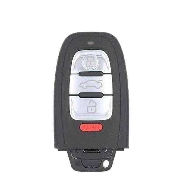 2008-2012 Audi / 4-Button Smart Key W/o Comfort Access Slot Pn: 8T0959754A Iyzfbsb802 (Oem Refurb)