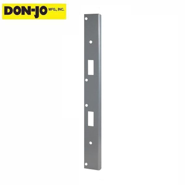Don-Jo - AST 21382 - Double Hole Security Strike Plate -18" - SL - Silver Coated Finish - UHS Hardware