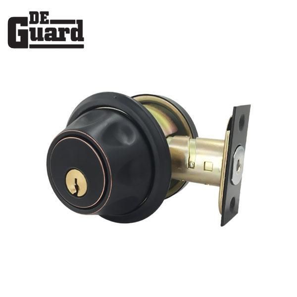 Premium Single Cylinder "Spin To Lock" Deadbolt - Oil Rubbed Bronze - Grade 3 - SC1 - UHS Hardware