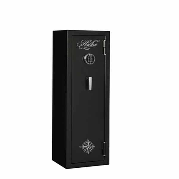 Hollon - Hunter Series Gun Safe - HGS-11E w/ S&G 1004  Electronic Lock - Chrome - UHS Hardware