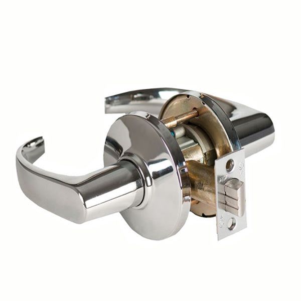 BEST - 9K-50N14LSTK - Cylindrical Lock Lever Set - 14 Lever - Keyless - Bright Chrome - Passage - Grade 1 - UHS Hardware