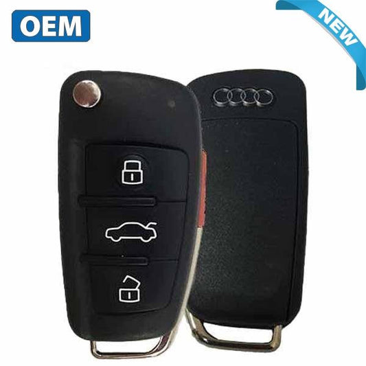 2013-2017 Audi A3 / 4-Button Flip Key Pn: 8V0 837 220 E Nbgfs12P71 - Mqb (Oem)