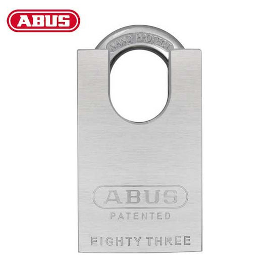 Abus - 83CS/50-3000 - Chrome Plated Brass Padlock w/ Shackle Guard - S2 - Schlage C-L  - 5/6 Pin - Rekeyable - 1-57/64" Width - UHS Hardware