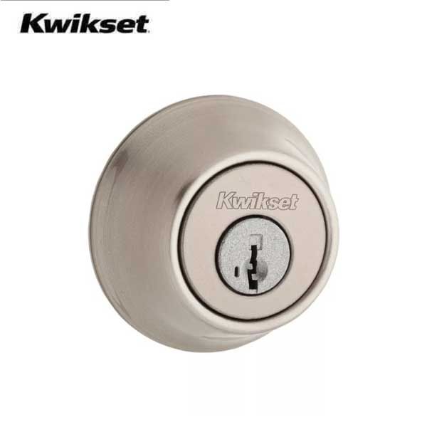 Kwikset - 660 - Residential Deadbolt - Single Cylinder  - Satin Nickel - SmartKey Technology -Grade 3 - UHS Hardware