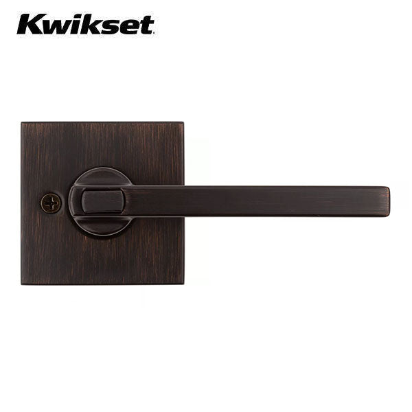 Kwikset - 156 - Halifax Lever - Square Rose - 11P - Venetian Bronze - Entrance - SmartKey Technology - Grade 2 - UHS Hardware