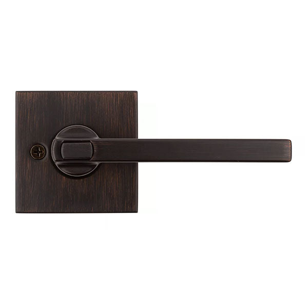 Kwikset - 156 - Halifax Lever - Square Rose - 11P - Venetian Bronze - Entrance - SmartKey Technology - Grade 2 - UHS Hardware