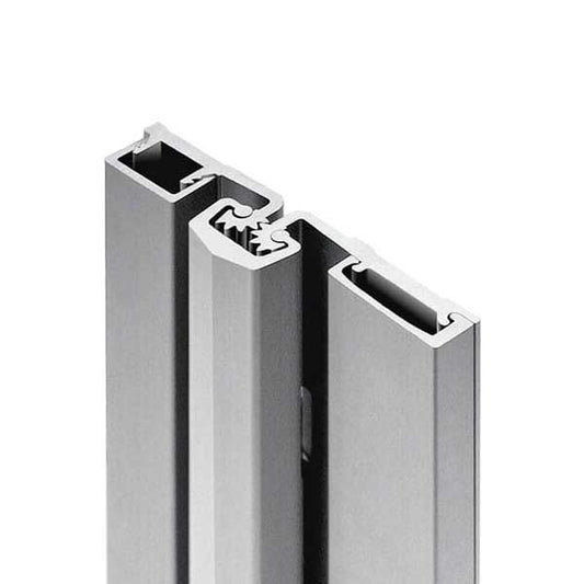 Select Hinges - 57 - 83" - Full Surface Hinge - Clear Aluminum Finish - Heavy Duty - UHS Hardware